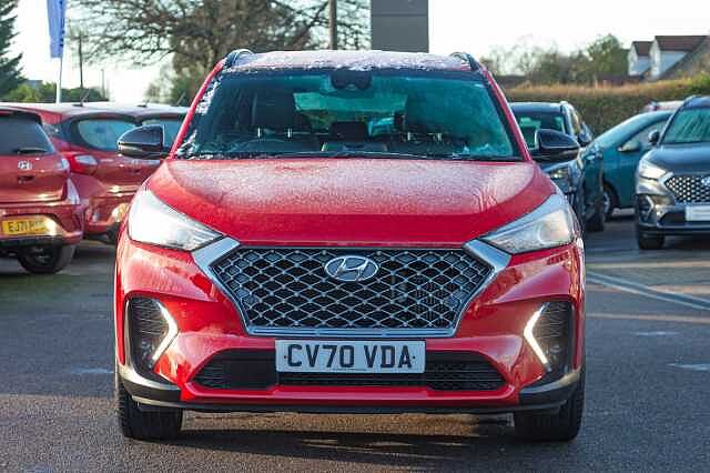 Hyundai TUCSON 5Dr 1.6CRDi (136ps) N Line 48V Hybrid Red