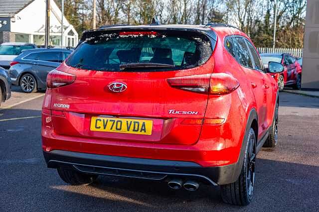 Hyundai TUCSON 5Dr 1.6CRDi (136ps) N Line 48V Hybrid Red
