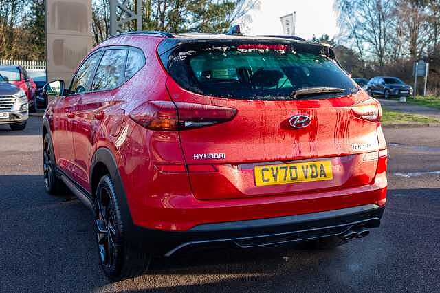 Hyundai TUCSON 5Dr 1.6CRDi (136ps) N Line 48V Hybrid Red