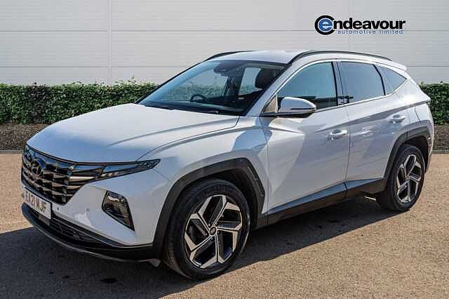 Hyundai TUCSON 1.6 TGDi Hybrid 230 Premium 5dr 2WD Auto White