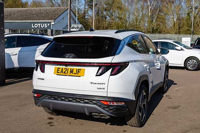 Hyundai TUCSON 1.6 TGDi Hybrid 230 Premium 5dr 2WD Auto White