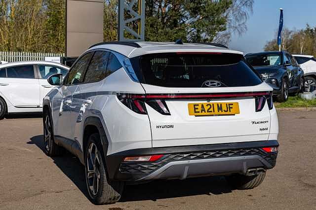 Hyundai TUCSON 1.6 TGDi Hybrid 230 Premium 5dr 2WD Auto White