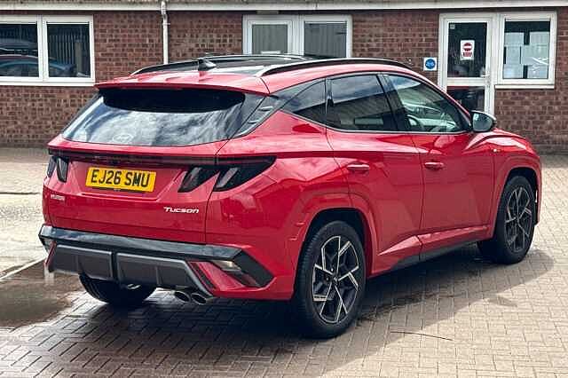 Hyundai TUCSON 1.6T 150 N Line S 5dr Red