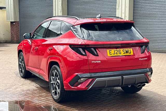 Hyundai TUCSON 1.6T 150 N Line S 5dr Red