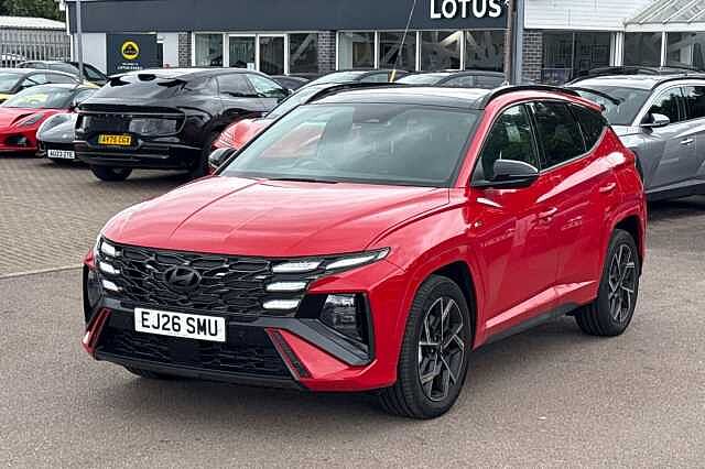 Hyundai TUCSON 1.6T 150 N Line S 5dr Red